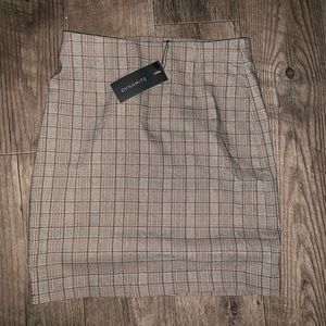 Plaid Mini Skirt
